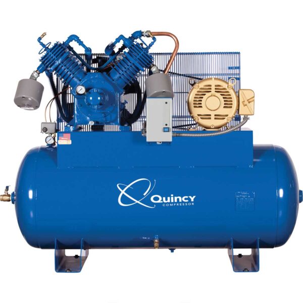 Quincy 3153D12HCB23M 15HP 120 GAL Horizontal Tank Compressors