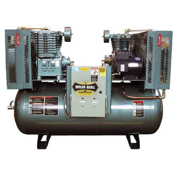Saylor-Beall X-755-200 Splash Lubricated Duplex 10 Hp 200 GAL