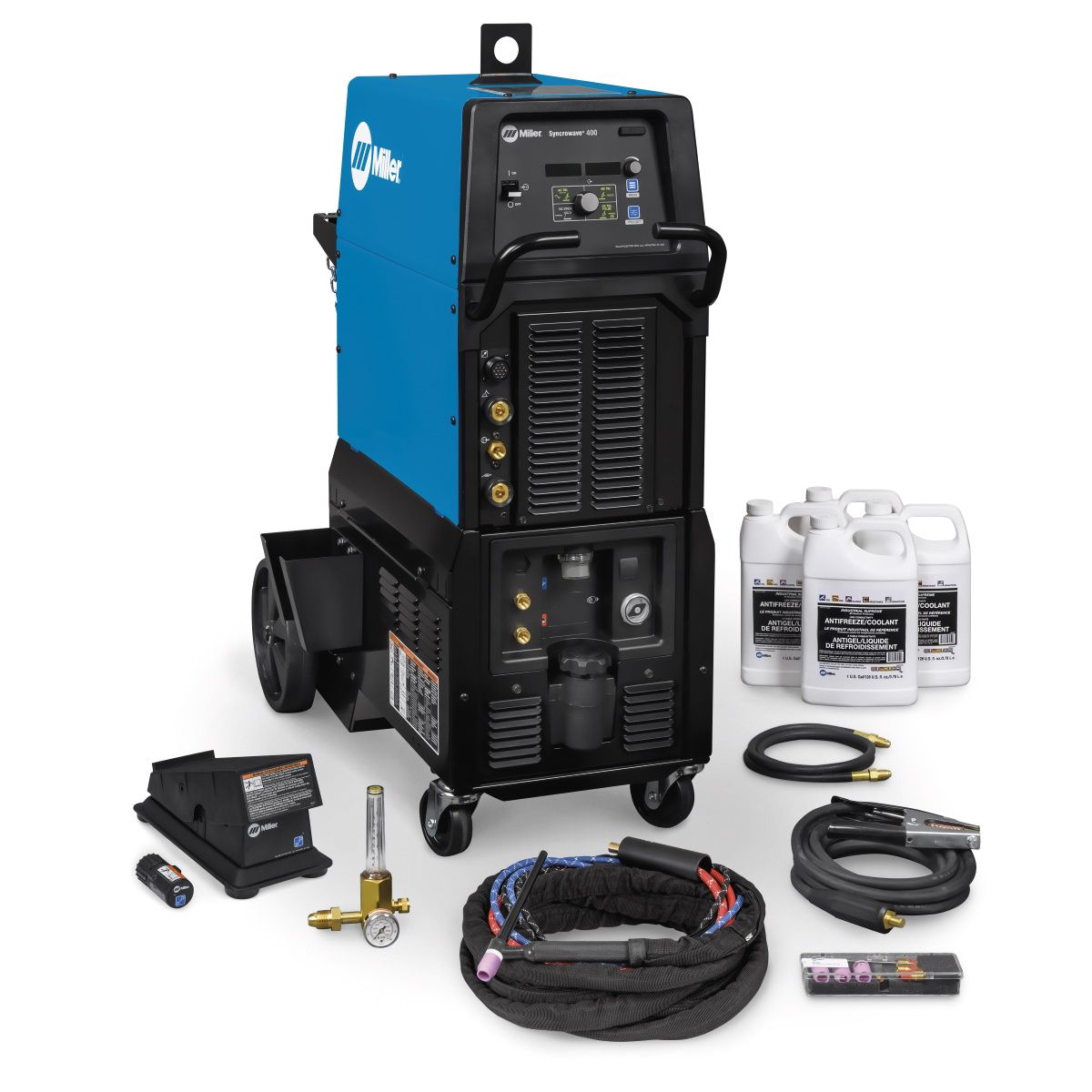 Miller Syncrowave 400 Ac/Dc Tig And Stick Welder Complete W/Wireless Foot Control 951873