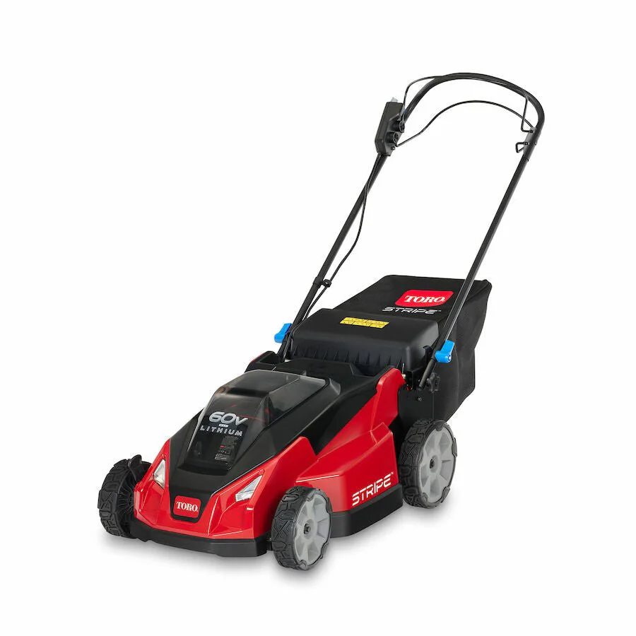 Toro 21 in. Stripe 60v Battery RWD, HW, Dual Blades, Super Bagger