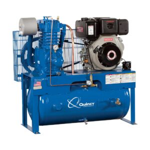 Quincy D307Y30HCD 10HP 30GAL Horizontal Tank Compressors