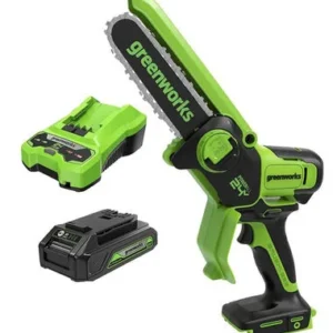 Greenworks 24V 6in Pruner Saw with 2Ah Battery & Charger Kit