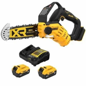 DEWALT 20V MAX Cordless Pruning Chainsaw & Starter Kit Bundle